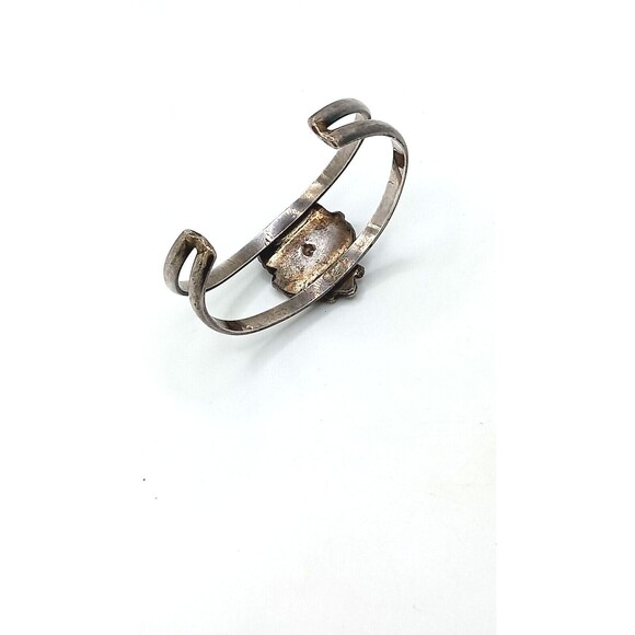 NAVAJO BLUE STONE STERLING BRACELET 925 - Picture 11 of 13